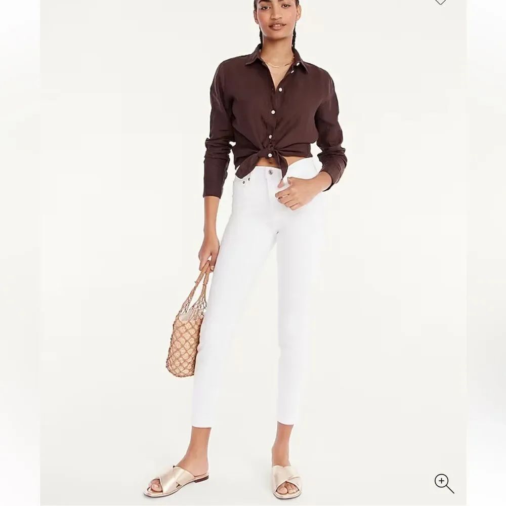 J. Crew Toothpick Skinny White Jeans Women’s 28